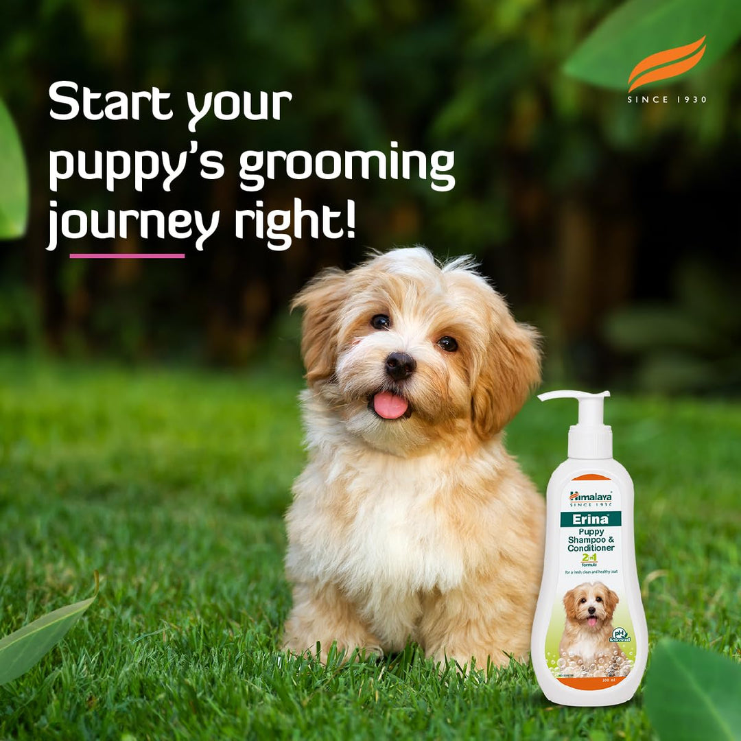 Himalaya Erina 2-in-1 Puppy Shampoo & Conditioner (200ml)