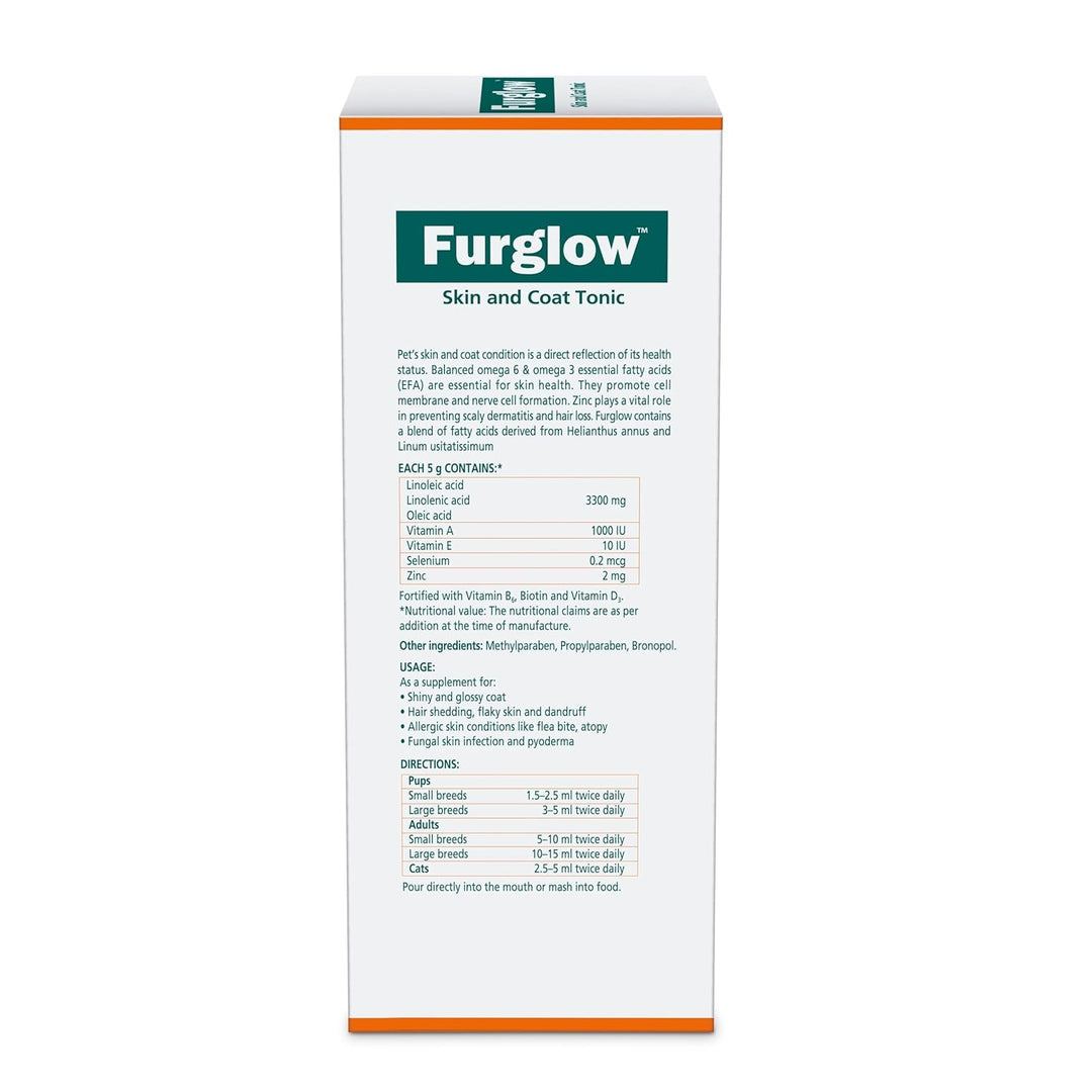 Himalaya Furglow Liquid Skin and Coat Tonic for Dogs & Cats