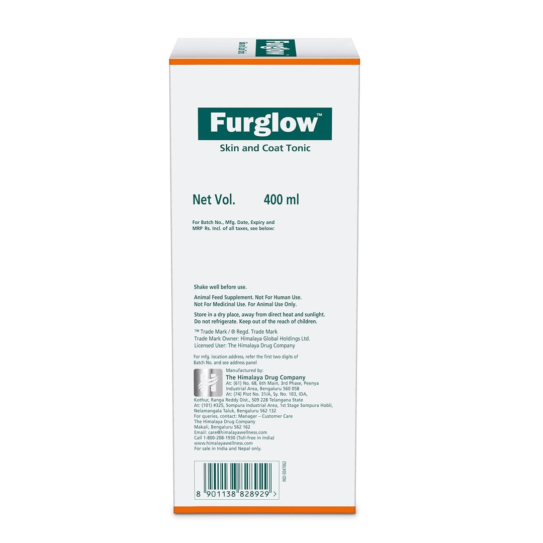 Himalaya Furglow Liquid Skin and Coat Tonic for Dogs & Cats