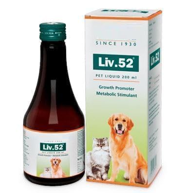 Himalaya Liv.52 Pet Liquid Liver Support & Appetite Stimulant for Dogs and Cats (200ml)