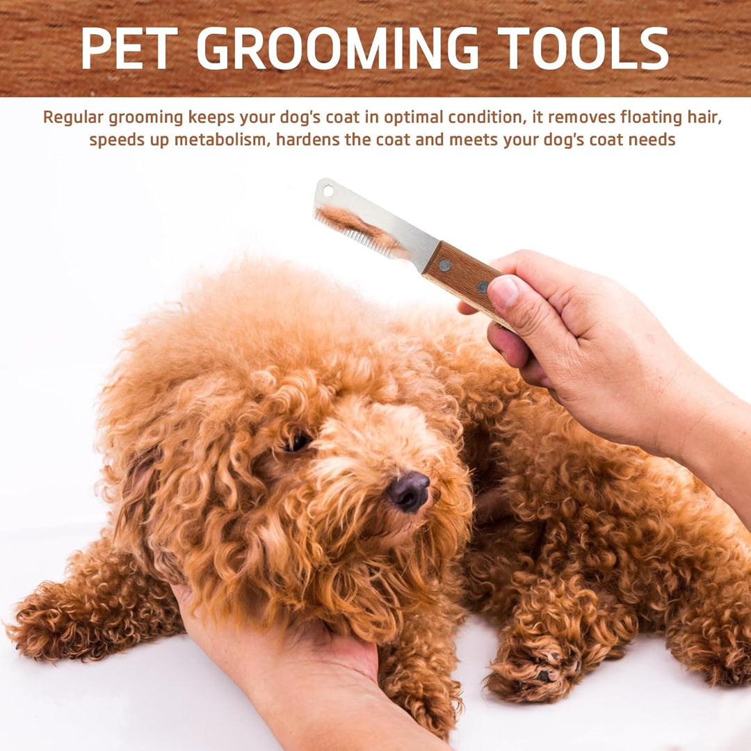 Holy Paws 32mm Professional Stripping Knife – Fine Teeth for Detailed Grooming