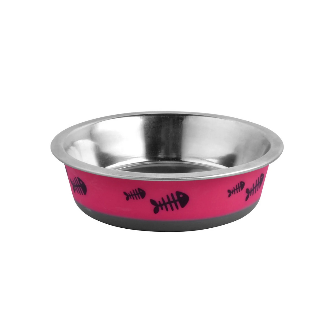 Holy Paws No-Slip Cat Food & Water Bowl – 12cm (Color May Vary)