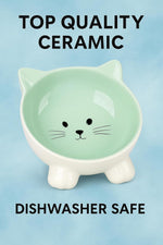 Load image into Gallery viewer, Holy Paws Ceramic Cat Bowl
