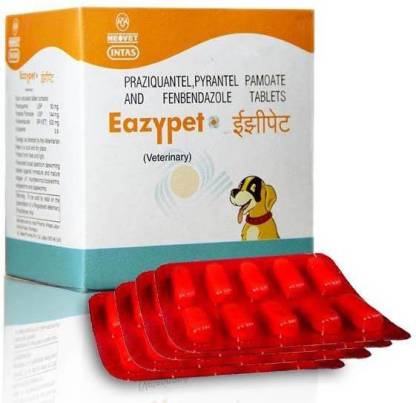 Intas Eazypet Deworming Tablet (Pack of 10 Tablets)