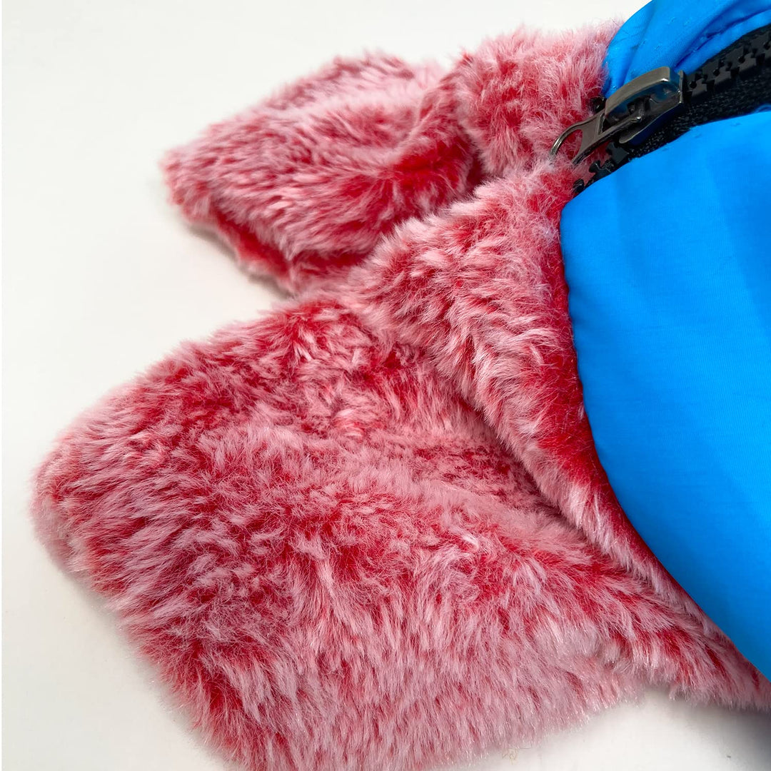 SmartyPet Nano Water-Repellent Dog Winter Jacket with Fur Collar