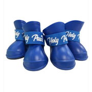 Holy Paws Waterproof Latex Non-Slip Shoes for Dogs (Set of 4)