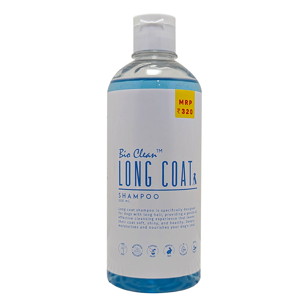 Bio Clean Long Coat Shampoo for Cats & Dogs