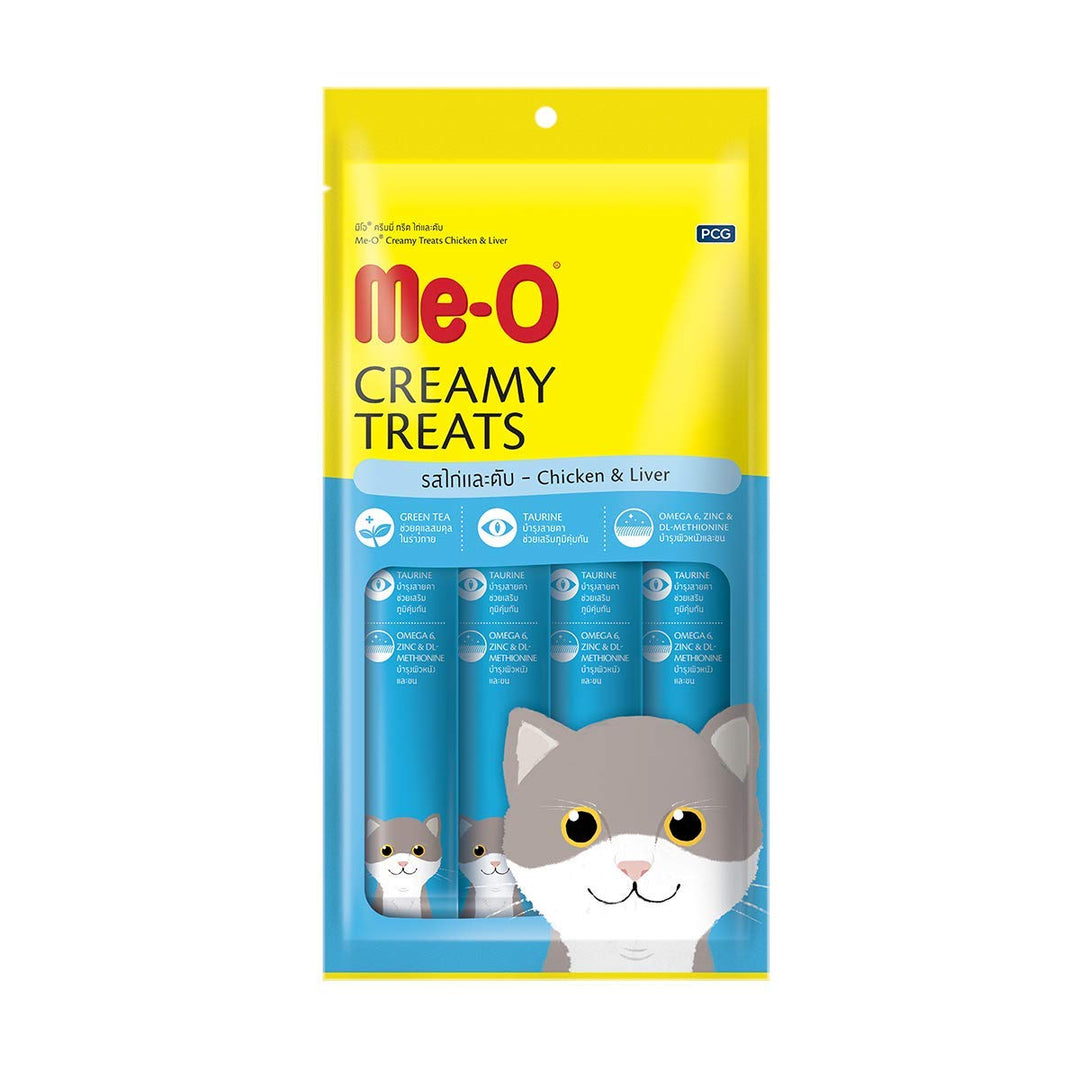 Me-O Creamy Treats Chicken & Liver - 60gm