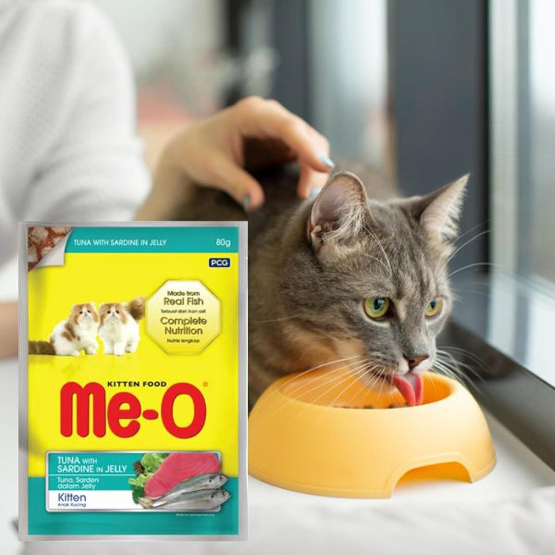Me-O Kitten Tuna & Sardine in Jelly