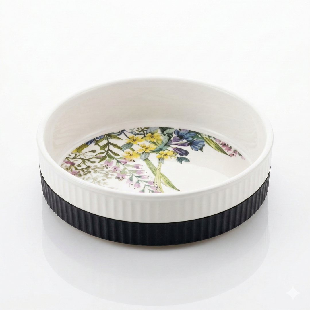 Melamine Cat Dish – Non-Slip Feeding Bowl
