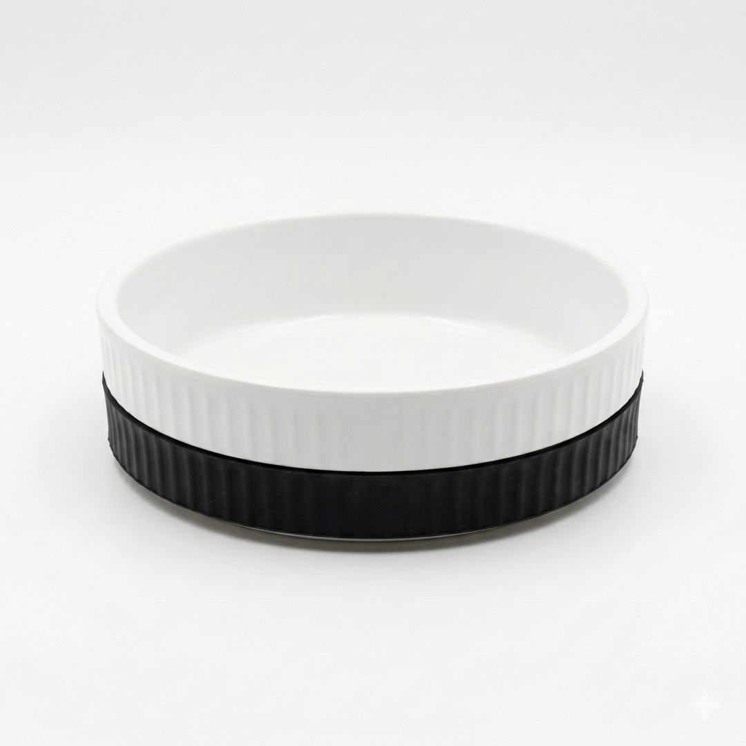 Melamine Cat Dish – Non-Slip Feeding Bowl