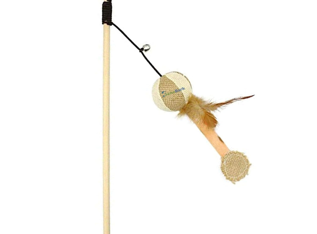 NB Cat Teasing- Wooden Stick