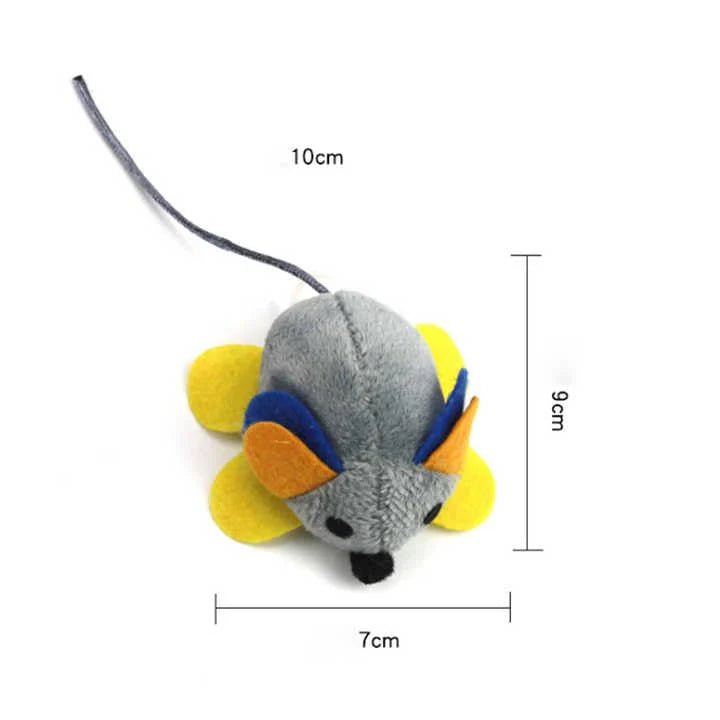 NB Cat Toy-Mouse with Pull String
