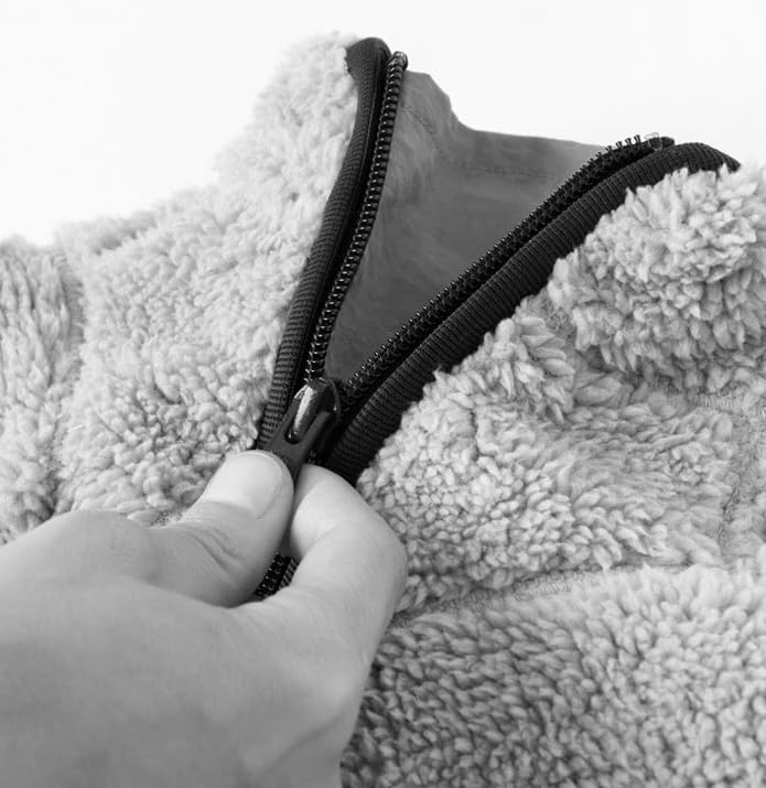 Nunbell Cozy Sherpa Fleece Winter Jacket for Dogs
