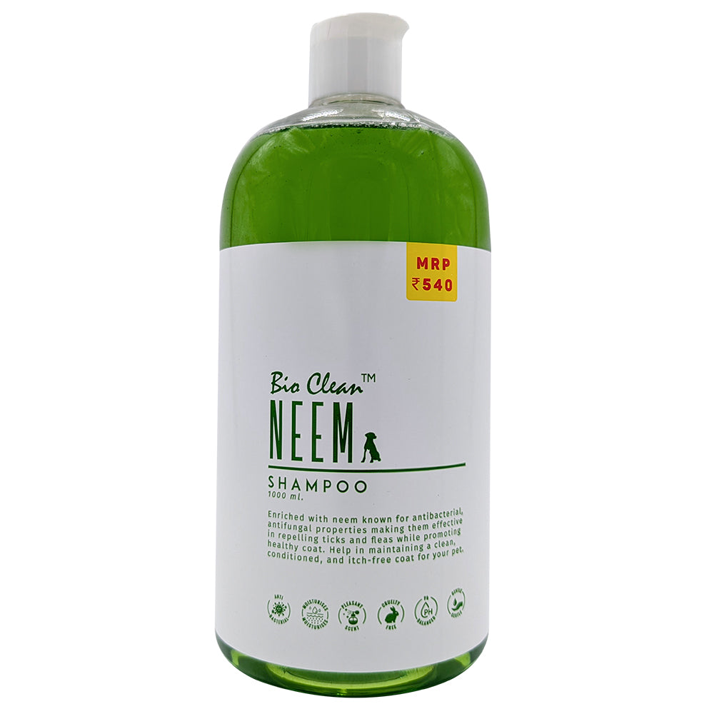 Bio Clean Neem Shampoo for Dogs & Cats