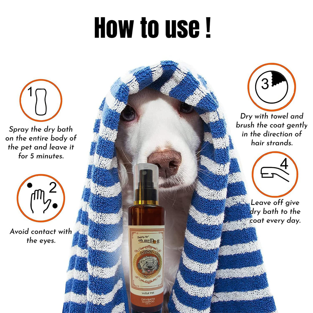 Oh My Dog - Dry Bath Wild Pet 200ml