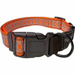 Load image into Gallery viewer, Nunbell Reflector Bone Print Dog Collar