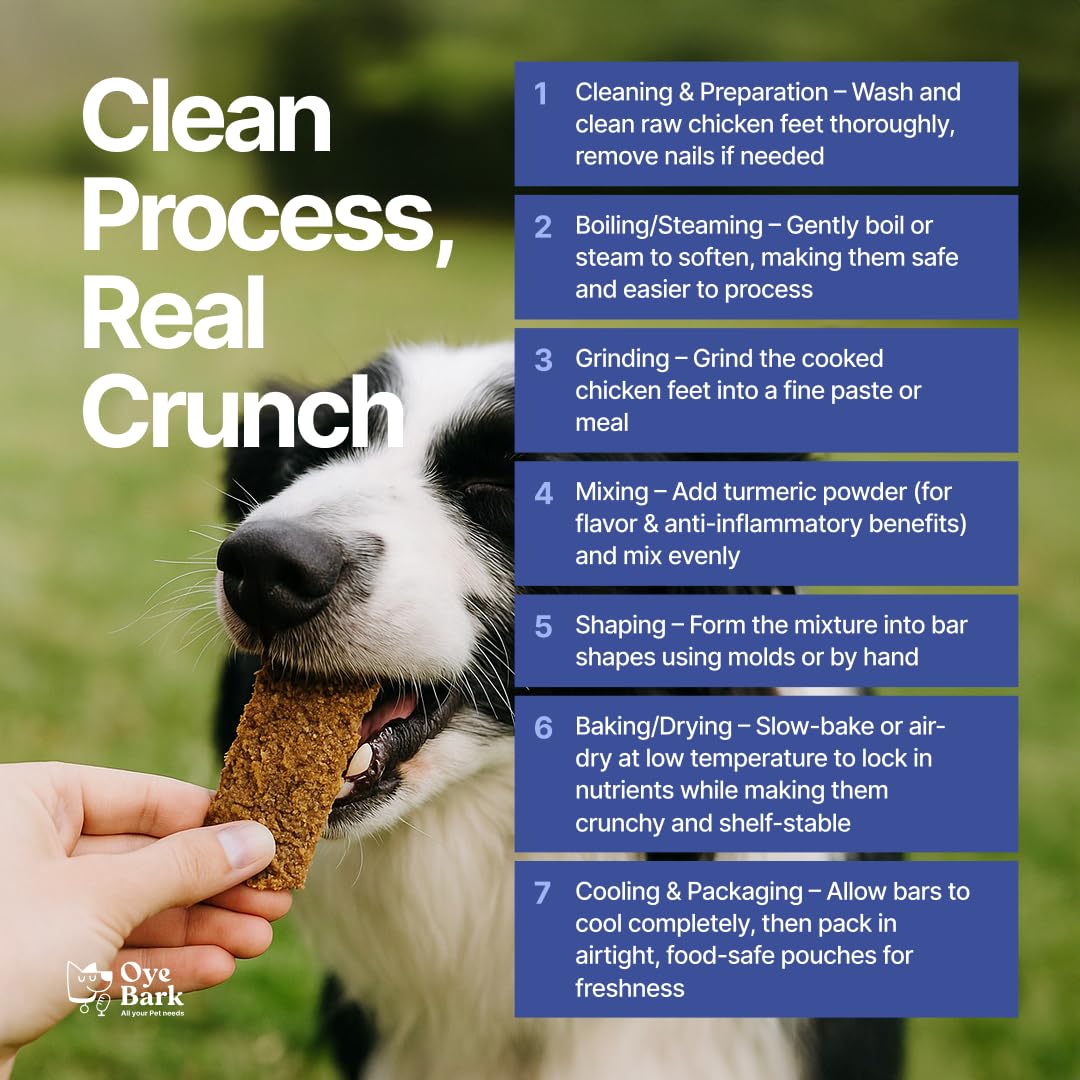 OyeBark Crunchy Munchy Protein Bar for Dogs