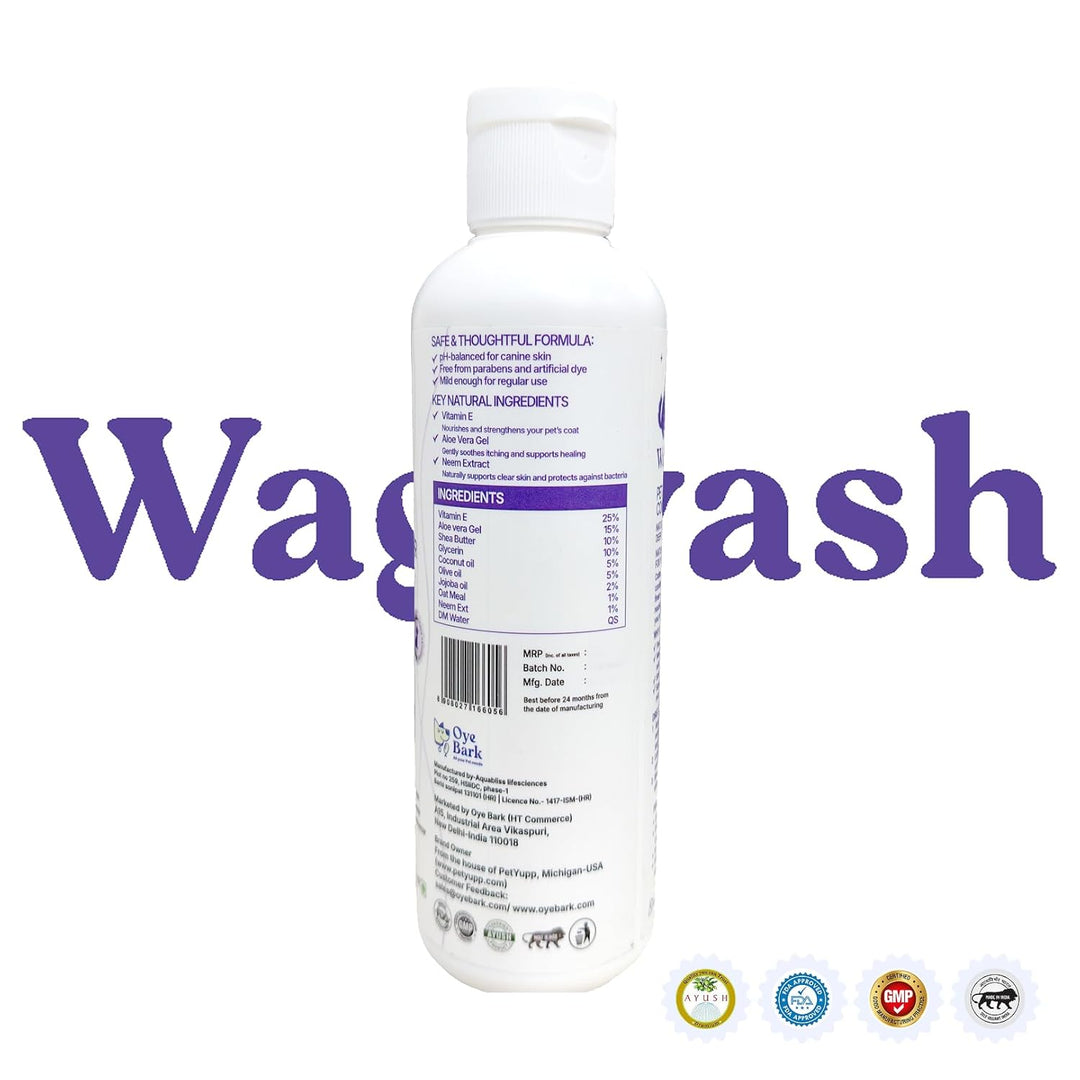 Oye Bark Wagwash Pet Conditioner – Deeply Nourishing & Detangling (200ml)