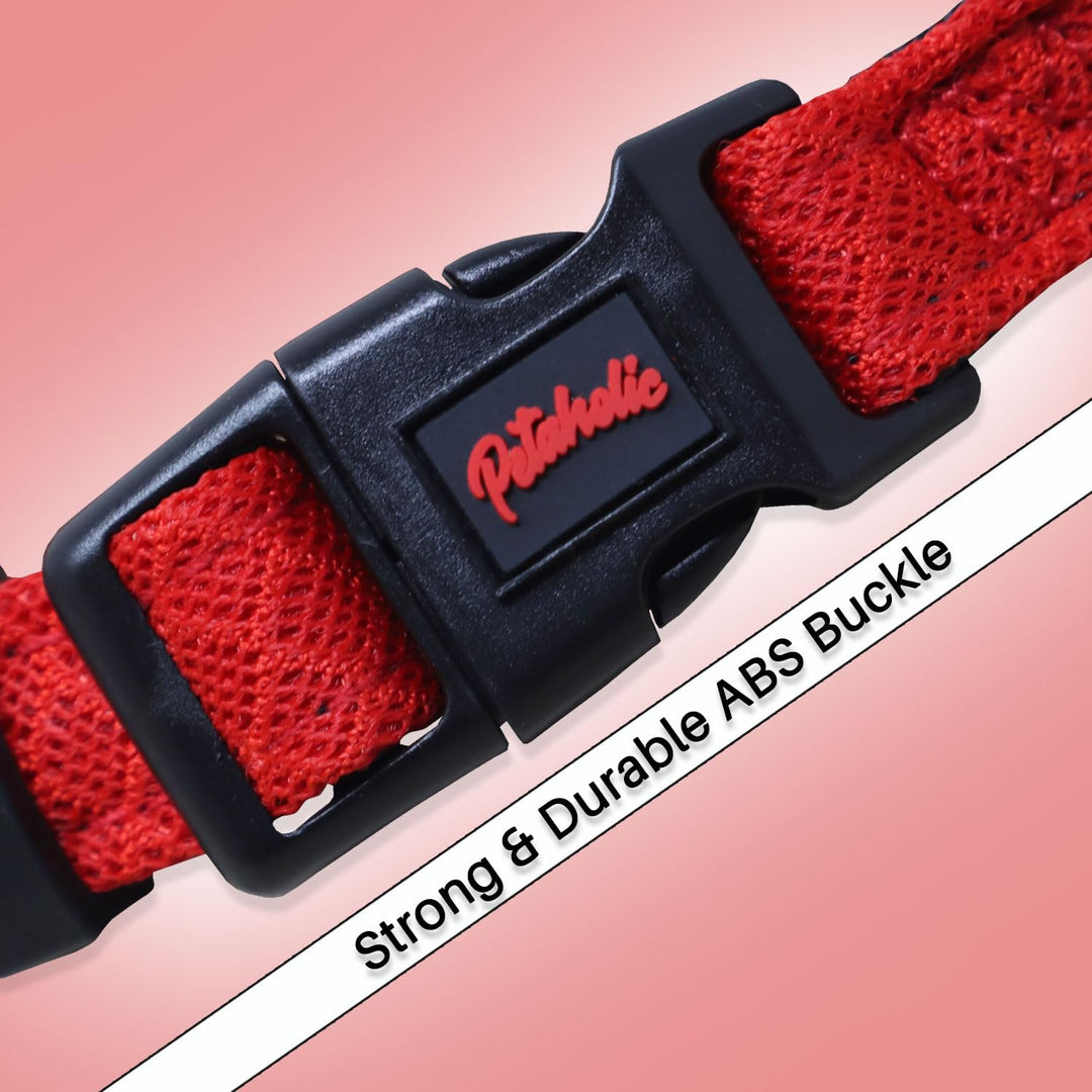 Petaholic Air Mesh Comfort Dog Collar – Breathable, Lightweight & Durable
