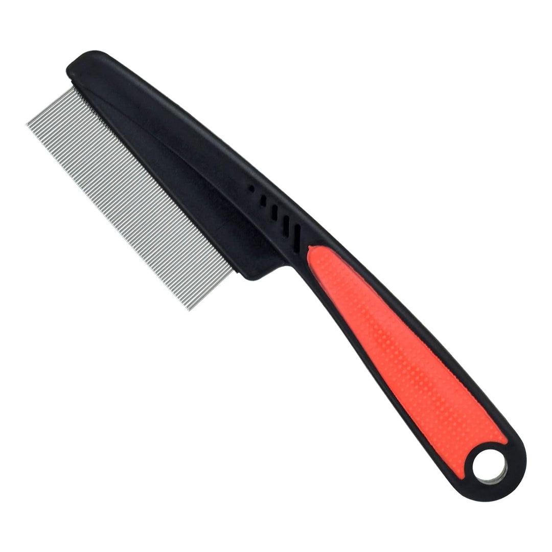 Plastic Flat Handle Flea Comb for Pet