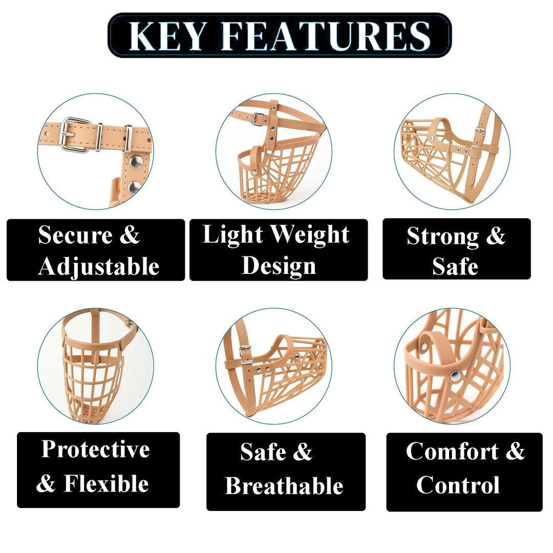 Plastic Muzzle for Dogs