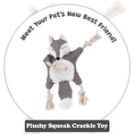 Load image into Gallery viewer, Plush Chew Toy-Flat Crackle