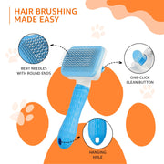 Push-to-Clean Sleeker for Pet Rectangle Shape