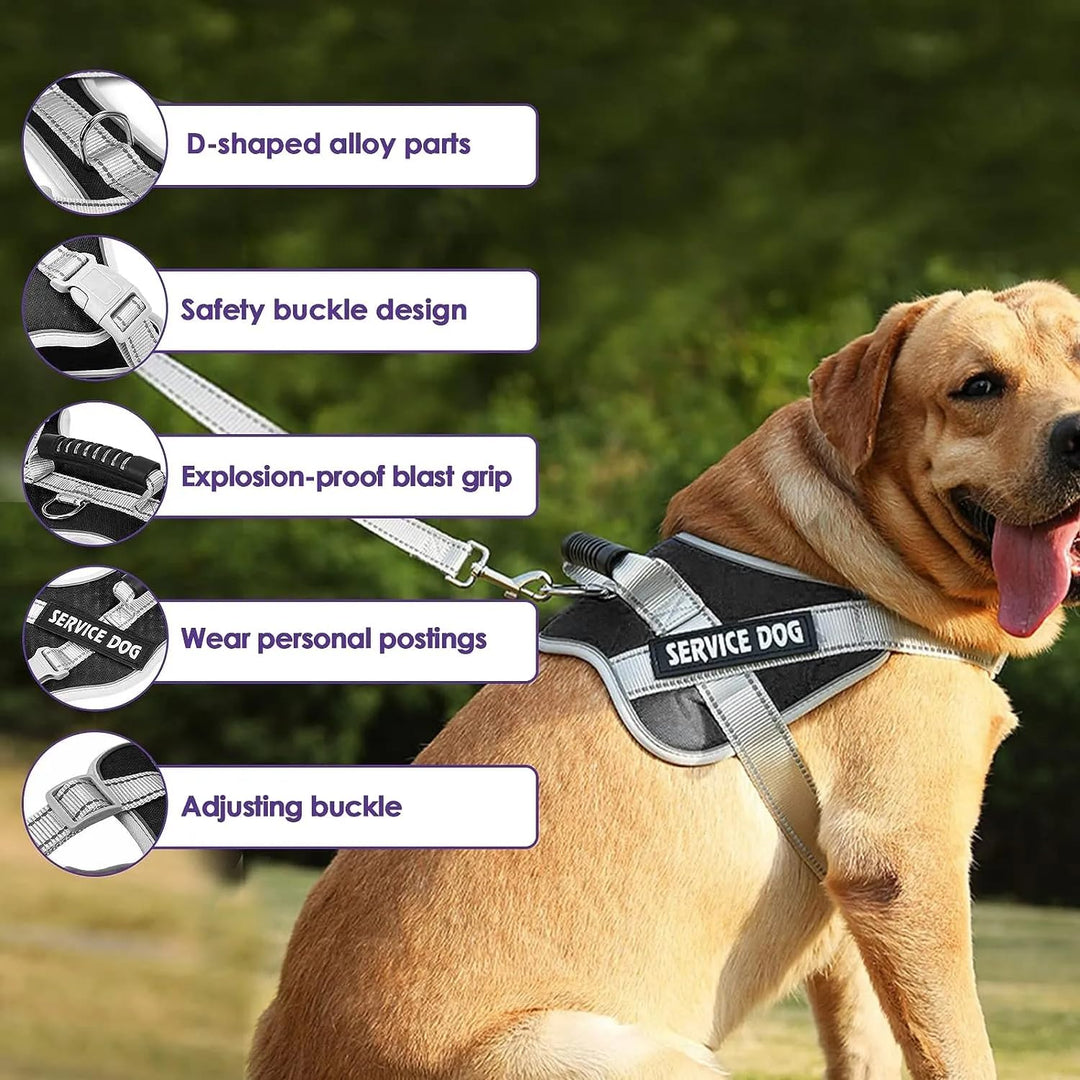 Service Dog Double Padding Harness (Color May Vary)
