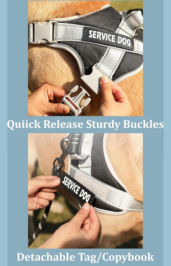 Service Dog Double Padding Harness (Color May Vary)