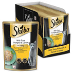 Load image into Gallery viewer, Sheba Adult Tuna Pumpkin &amp; Carrot in Gravy