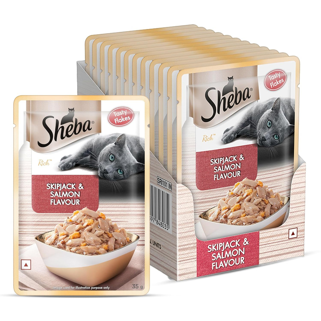Sheba Skipjack & Salmon Flavour