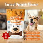 Load image into Gallery viewer, Happy Tummy Pumpkin Dental Chews for Dogs - Small Breed (21 Pieces, 150gm)
