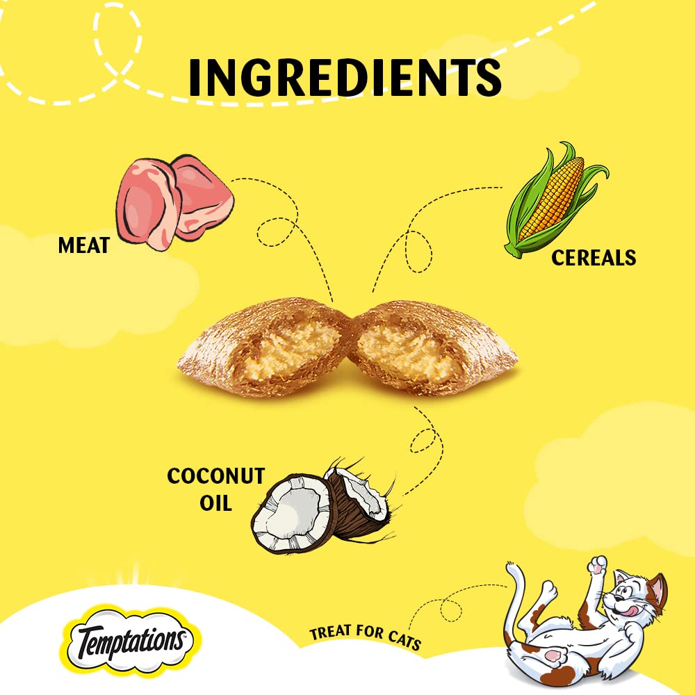 Temptations Tasty Chicken Flavour Cat Treats (85g)
