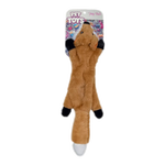 Load image into Gallery viewer, Holy Paws Squeaky Unstuffed Plush Squirrel Dog Toy