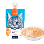 Load image into Gallery viewer, Wanpy Tasty Meat Paste Cat Treat – Chicken &amp; Carrot (90g)