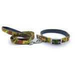 Load image into Gallery viewer, Poly Print Padded Leash &amp; Collar Set for Dogs