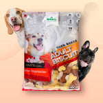 Load image into Gallery viewer, Basil Dog Biscuit Chicken, Egg &amp; Milk – Healthy Crunchy Treats for Adult Dogs (900gm)