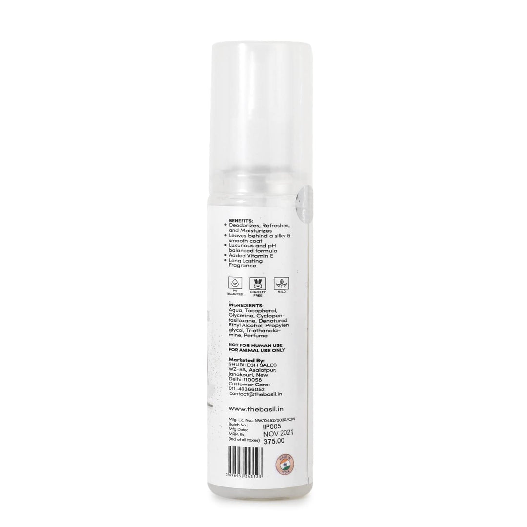 Basil Pet Cologne Iris 100ml – Long Lasting Freshness for Dogs & Cats