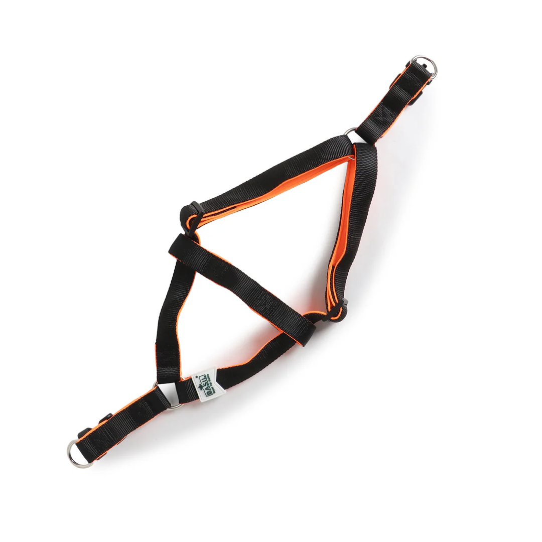 Basil Solid Color Padded Dog Harness – S, M, L, XL | Comfortable & Adjustable Pet Harness