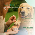 Load image into Gallery viewer, Basil Softy Paw Butter for Dogs &amp; Cats – 50gm | Natural Paw Moisturizer &amp; Healer | Soothes Dry, Cracked Paws