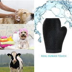 Load image into Gallery viewer, SmartyPet Rubber Pet Bathing &amp; Grooming Glove – Black