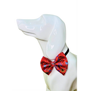 Smarty Pet Designer Pet Bow Tie – Adjustable Elastic Collar Attachment for Dogs & Cats