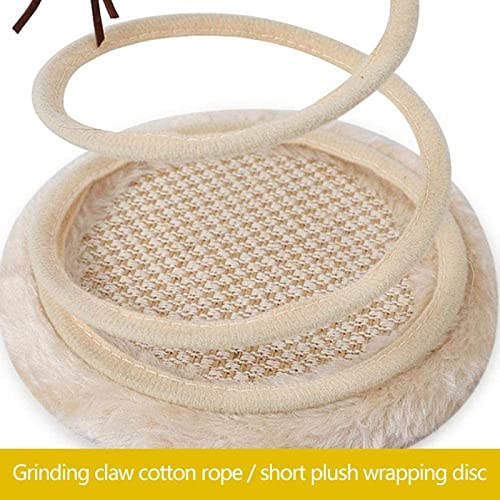 Interactive Spring Mouse Cat Toy – Sisal Scratching Pad & Bouncing Plush Toy