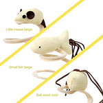 Load image into Gallery viewer, Interactive Spring Mouse Cat Toy – Sisal Scratching Pad &amp; Bouncing Plush Toy