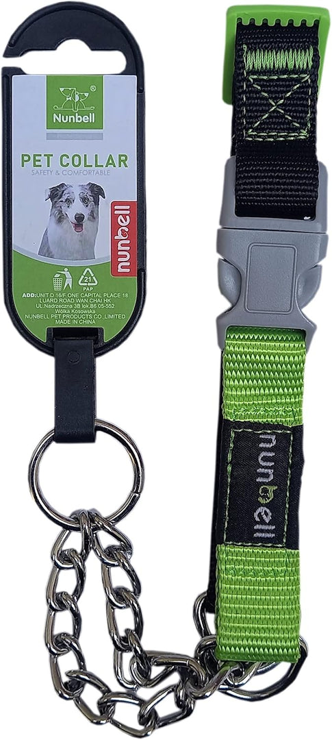 Nunbell Adjustable Half-Choke Dog Training Collar