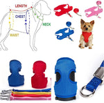 Load image into Gallery viewer, Breathable Soft Mesh Dog Harness and Leash Set
