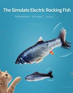 Load image into Gallery viewer, Holy Paws Electric Dancing Fish Cat Toy – Interactive Wiggling Plush