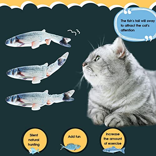 Holy Paws Electric Dancing Fish Cat Toy – Interactive Wiggling Plush