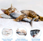 Load image into Gallery viewer, Holy Paws Electric Dancing Fish Cat Toy – Interactive Wiggling Plush